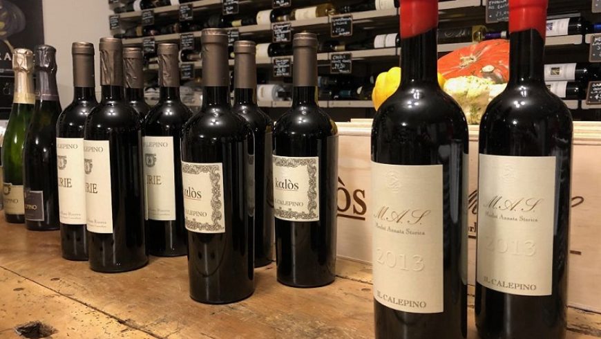 Degustazione vini “IL CALEPINO” Valcalepio Mercoledì 9 OTTOBRE 2019